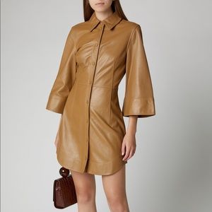 Ganni Leather Dress